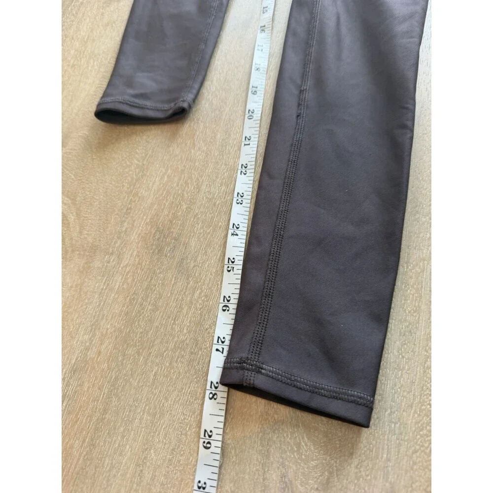 Alo Yoga High Waist Airlift Legging Full Length in Raisinette Purple Size XS